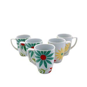 5 Corning Corelle Happy Days 12 oz Mugs